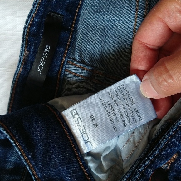 Joe's Lucille Distressed Slim Blue Jeans - Picture 16 of 17